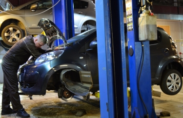 Съём актуатора Ситроен С1