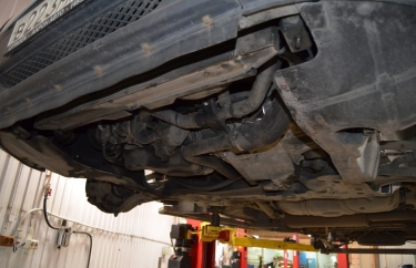 Снимаем защиту картера Ситроен Джампер