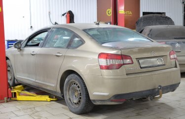 Замена сцепления робот Ситроен С5 (подробные фото)