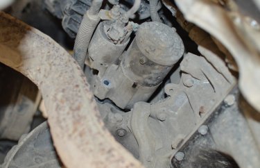 Демонтаж стартера Ситроен С5