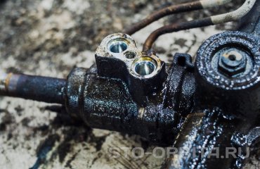 Замена рулевой рейки Ситроен С5 Х7 (подробные фото)