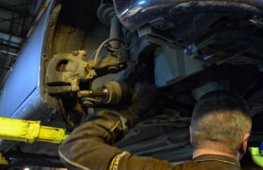 Сборка ходовой после замены сцепления Ситроен С1